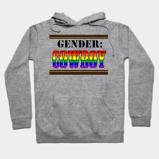 Gender: COWBOY - Rainbow Hoodie